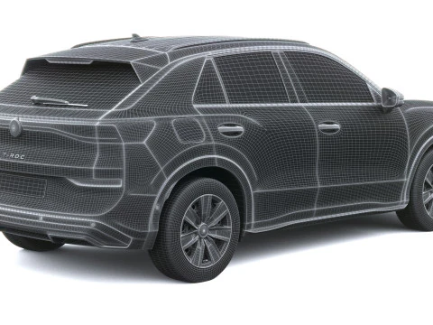Volkswagen T-Roc Trend 2026 3D Model
