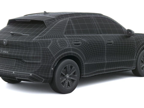 Volkswagen T-Roc Trend 2026 3D Model