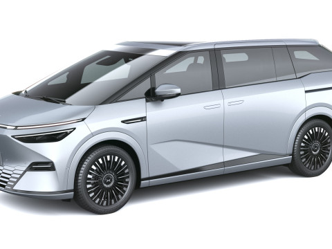 Xpeng X9 2025 3D Модель