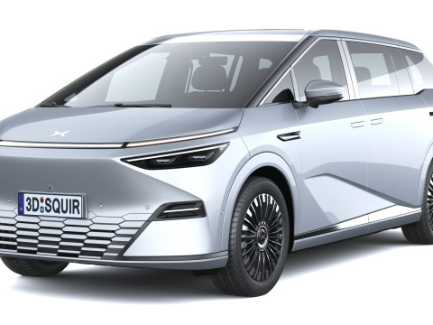 Xpeng X9 2025 3D Модель