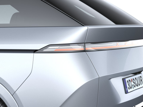 Xpeng X9 2025 3D Модель