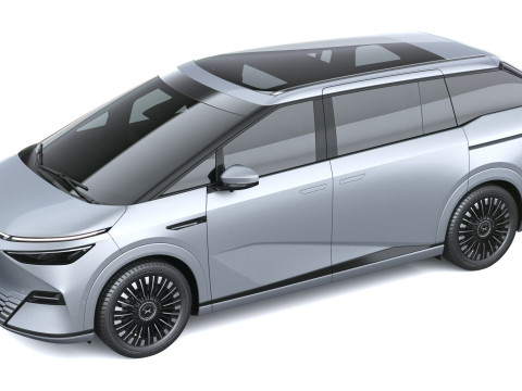 Xpeng X9 2025 3D Модель