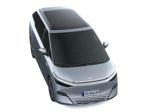Xpeng X9 2025 3D Модель