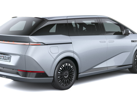 Xpeng X9 2025 3D Модель