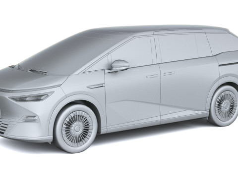 Xpeng X9 2025 3D Модель