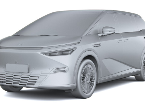 Xpeng X9 2025 3D Модель