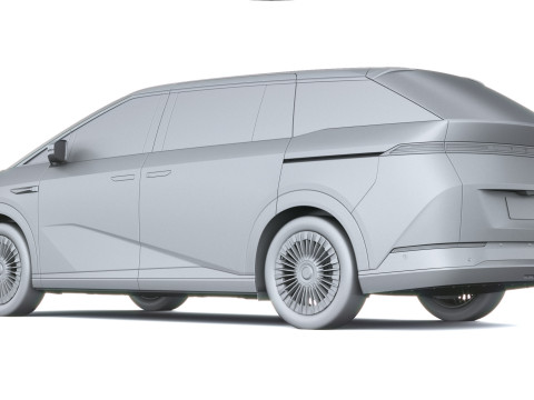 Xpeng X9 2025 3D Модель