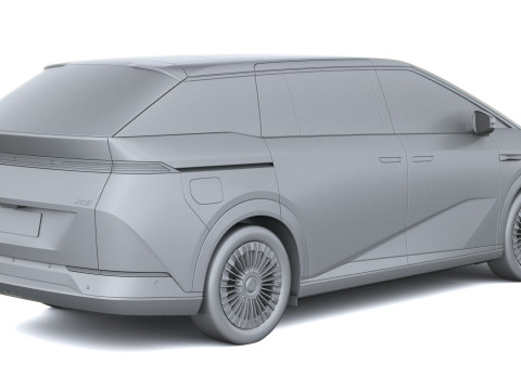 Xpeng X9 2025 3D Модель