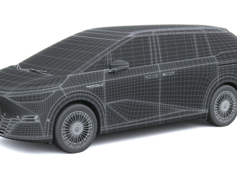 Xpeng X9 2025 3D Модель