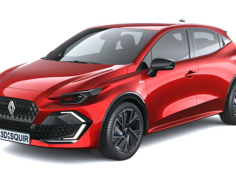 Renault Clio 2026 3D Model