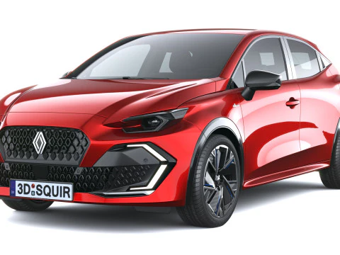 Renault Clio 2026 3D Model