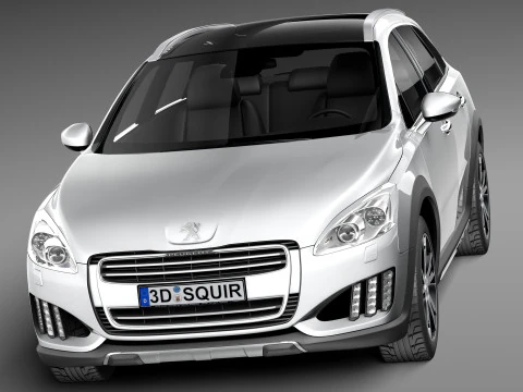 Peugeot 508 RXH 2013 3D Model