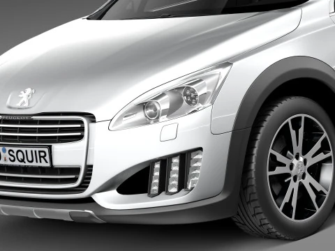 Peugeot 508 RXH 2013 3D Model