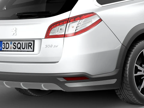 Peugeot 508 RXH 2013 3D Model
