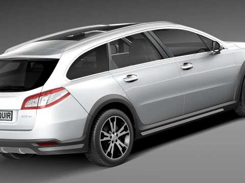 Peugeot 508 RXH 2013 3D Model