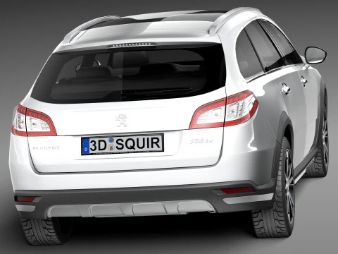 Peugeot 508 RXH 2013 3D Model