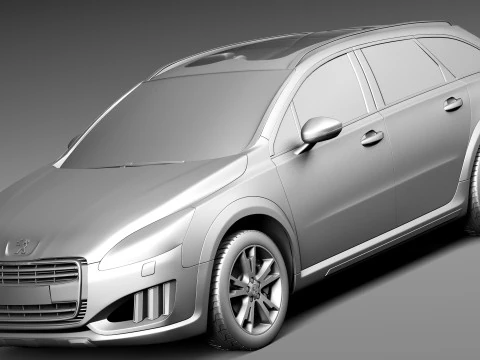 Peugeot 508 RXH 2013 3D Model
