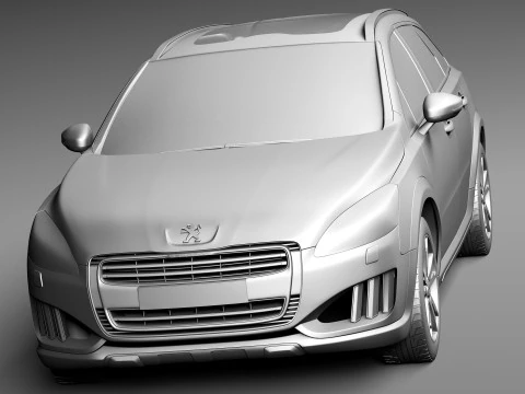 Peugeot 508 RXH 2013 3D Model