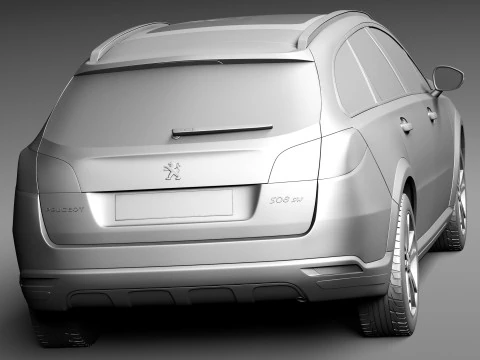 Peugeot 508 RXH 2013 3D Model