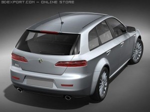 Alfa Romeo 159 SportWagon 3D Модель