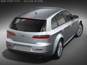 Alfa Romeo 159 SportWagon 3D Model