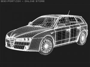 Alfa Romeo 159 SportWagon 3D Модель