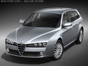 Alfa Romeo 159 SportWagon 3D Модель