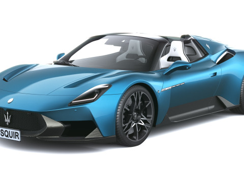 Maserati MCPura Cielo 2026 3D Model