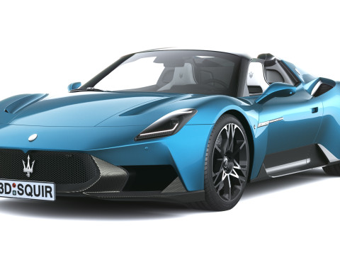 Maserati MCPura Cielo 2026 3D Model