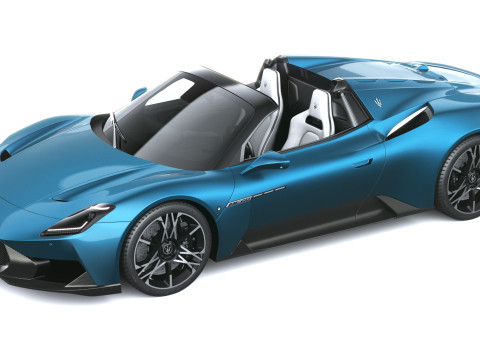 Maserati MCPura Cielo 2026 3D Model