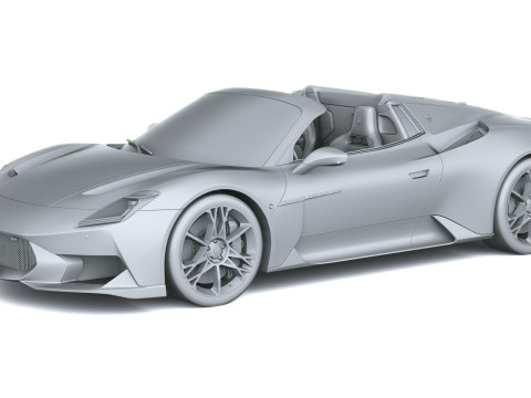 Maserati MCPura Cielo 2026 3D Model