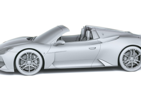 Maserati MCPura Cielo 2026 3D Model