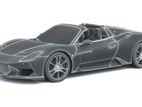 Maserati MCPura Cielo 2026 3D Model