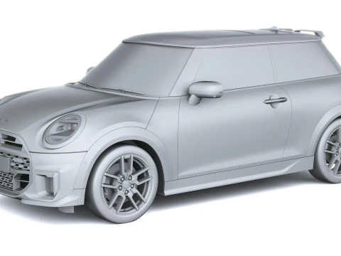 Mini John Cooper Works 2025 3D Model
