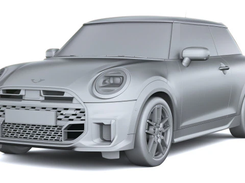 Mini John Cooper Works 2025 3D Model