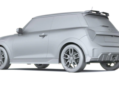 Mini John Cooper Works 2025 3D Model