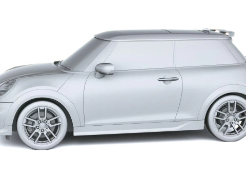 Mini John Cooper Works 2025 3D Model