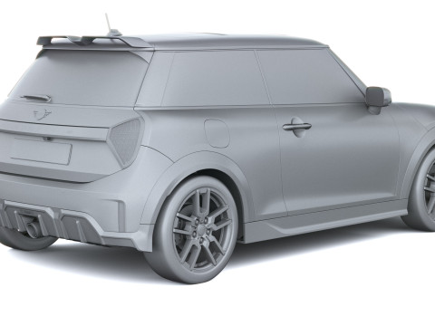 Mini John Cooper Werkt 2025 3D Model