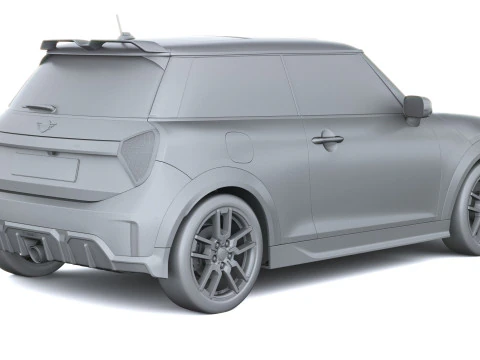 Mini John Cooper Works 2025 3D Model