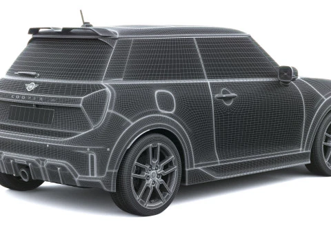 Mini John Cooper Works 2025 3D Model