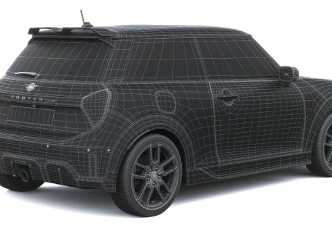 Mini John Cooper Works 2025 3D Model