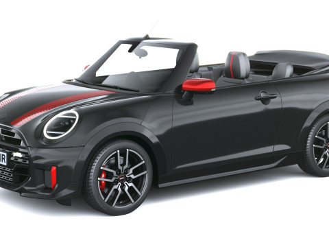 Mini John Cooper Works Cabriolet del 2025 Modello 3D
