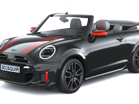 미니 존 쿠퍼 웍스 컨버터블 2025 3D 모델