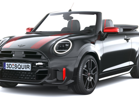 미니 존 쿠퍼 웍스 컨버터블 2025 3D 모델