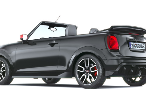 미니 존 쿠퍼 웍스 컨버터블 2025 3D 모델