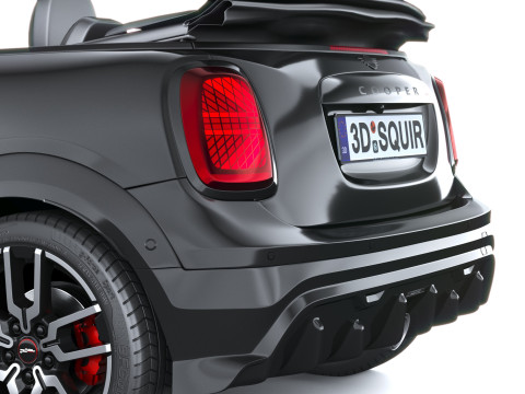 미니 존 쿠퍼 웍스 컨버터블 2025 3D 모델