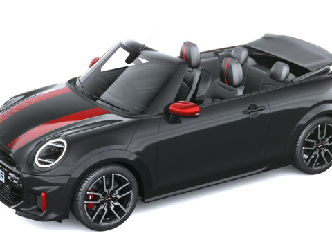 미니 존 쿠퍼 웍스 컨버터블 2025 3D 모델