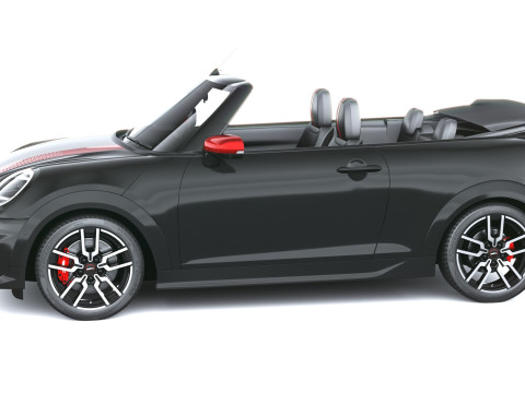 미니 존 쿠퍼 웍스 컨버터블 2025 3D 모델