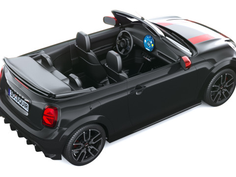 미니 존 쿠퍼 웍스 컨버터블 2025 3D 모델