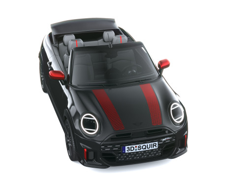 미니 존 쿠퍼 웍스 컨버터블 2025 3D 모델